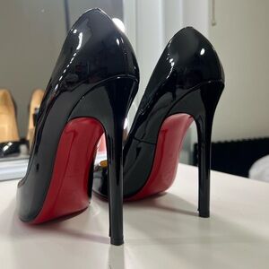 Christian Louboutin DISCONTINUED Pigalle 120 Patent Black